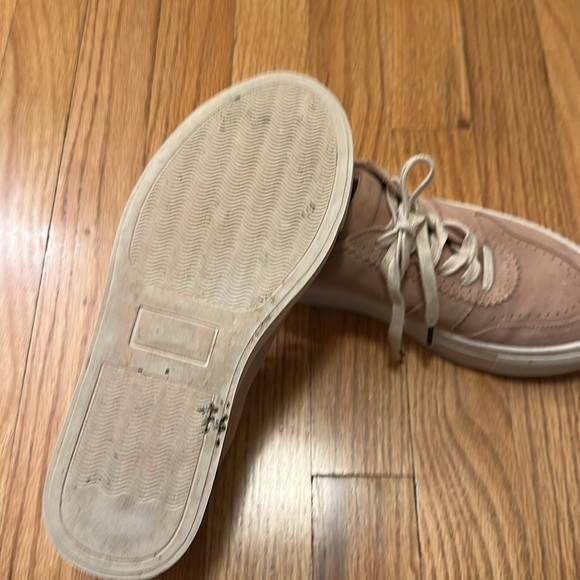 Ulla Johnson sz EU 37 US 6.5 Kai light pink suede sneakers great pre owned cond - Picture 8 of 8
